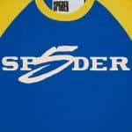 Blue Sp5der logo T-shirt for streetwear style.