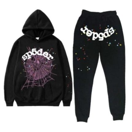 Sp5der Worldwide Black sp5der printed Tracksuit