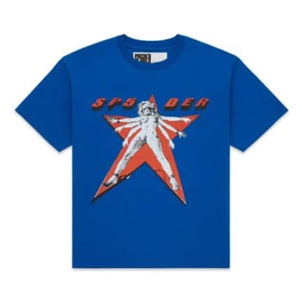 Sp5der Star Girl T-Shirt – Blue