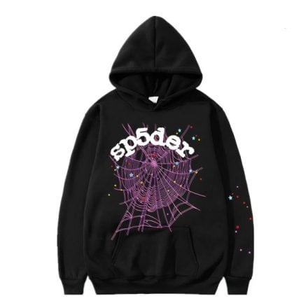 Sp5der Worldwide Black Hoodie