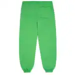 Green SP5DER Classic Sweatpants with comfortable fit and elastic cuffs.