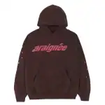 Araignee Hoodie with Bold Logo Design.