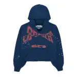 Opti Sp5der Cropped Hoodie for Streetwear Style.