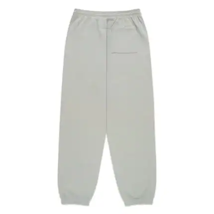 Comfortable light gray sweatpants with a back pocket, perfect for casual wear.